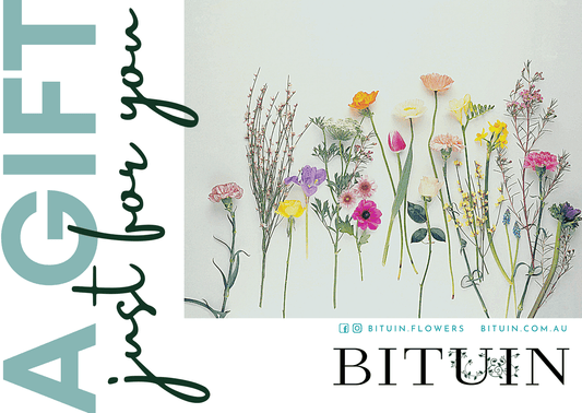 Bituin Gift Card | Flower arrangements and gifts - Positively, Sustainably - Bituin Melbourne Flower Delivery - Sustainable florist