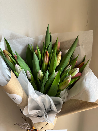 A bouquet of tulips