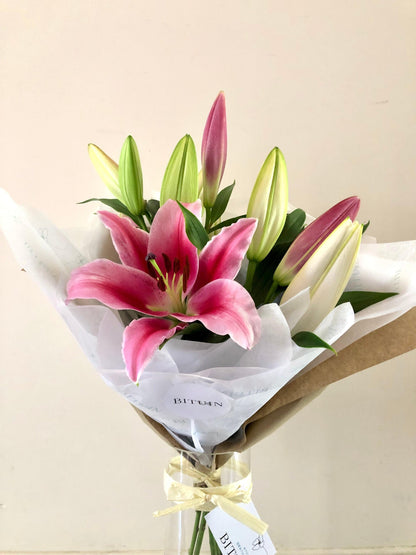 A bunch of scented lilies - Bituin Melbourne Flower Delivery - Sustainable florist